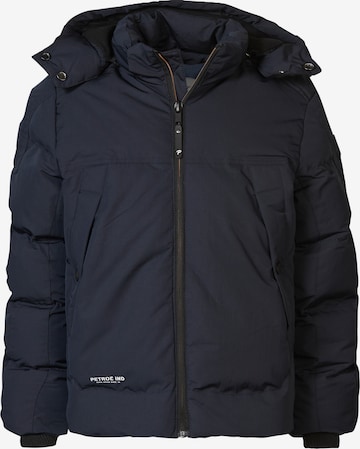 Petrol Industries Winterjas 'Nikiski' in Blauw: voorkant
