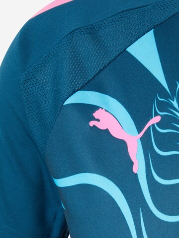 T-Shirt fonctionnel 'IndividualLIGA' PUMA en bleu