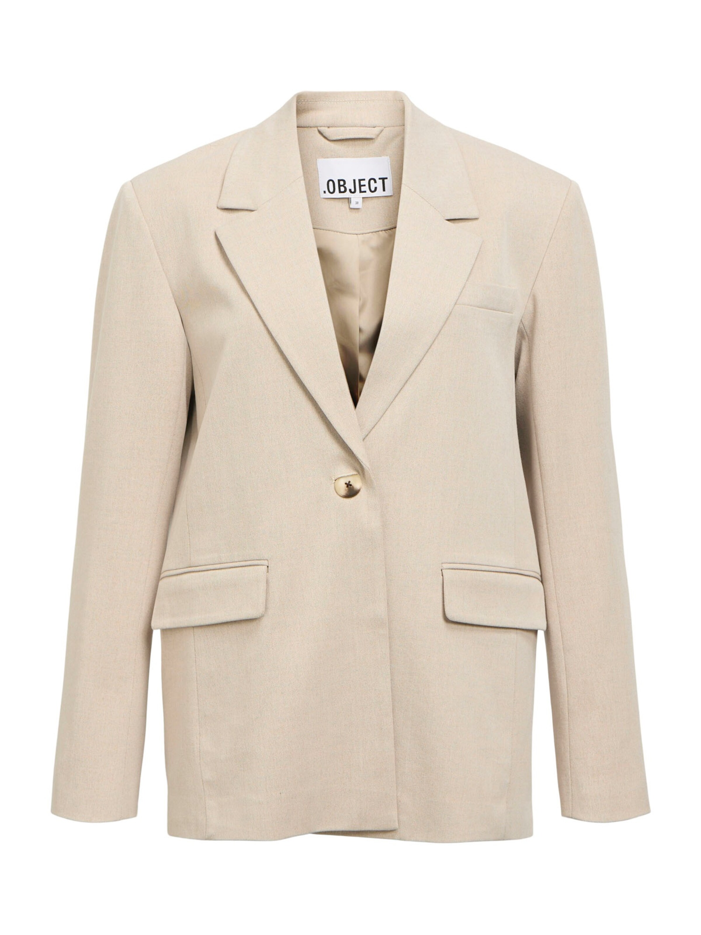 OBJECT Μπλέιζερ 'OBJLISA' σε μπεζ: μπροστά