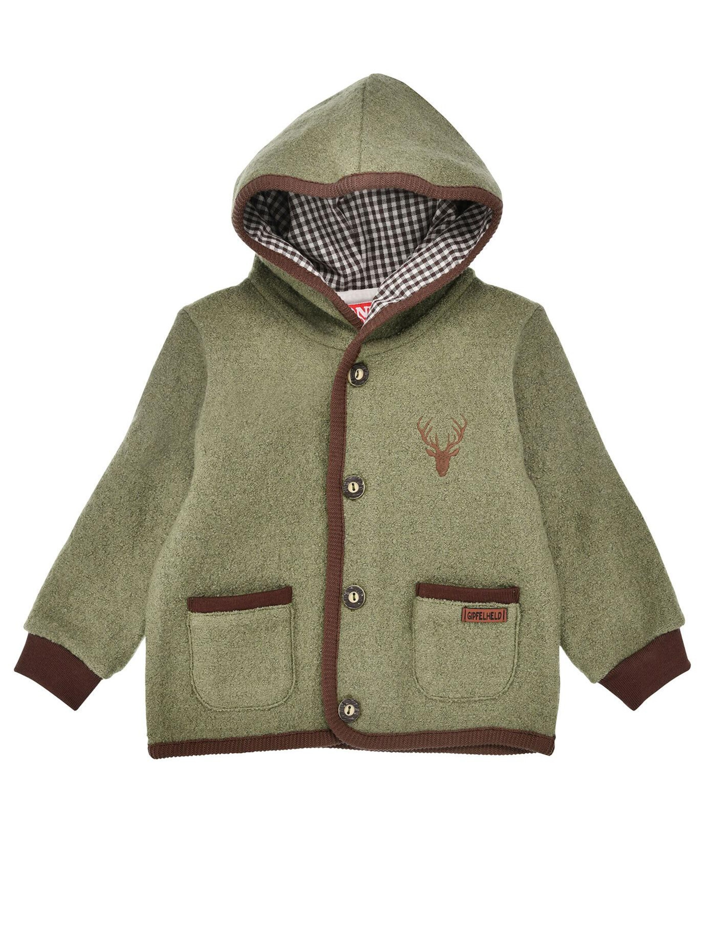 BONDI Fleecejacke‌‌‌ in Grün: Vorderseite