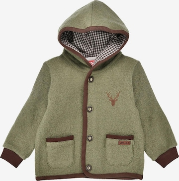 BONDI Fleecejacke in Grün: Vorderseite