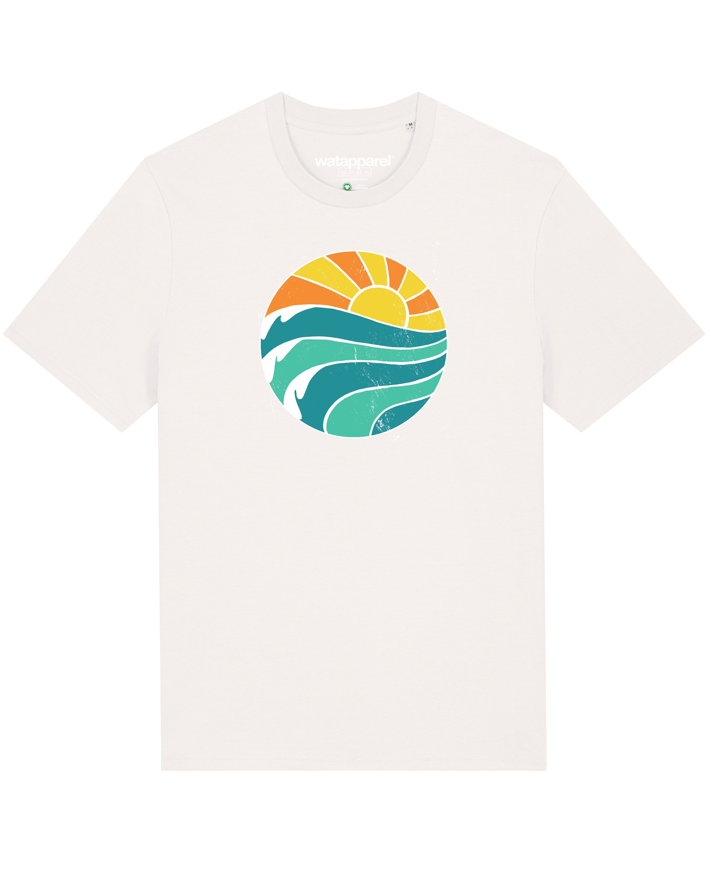 Maglietta ' Summer Sun ' di Watapparel in bianco: frontale