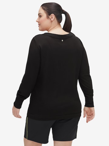 SHEEGO Athletic Sweatshirt in Black