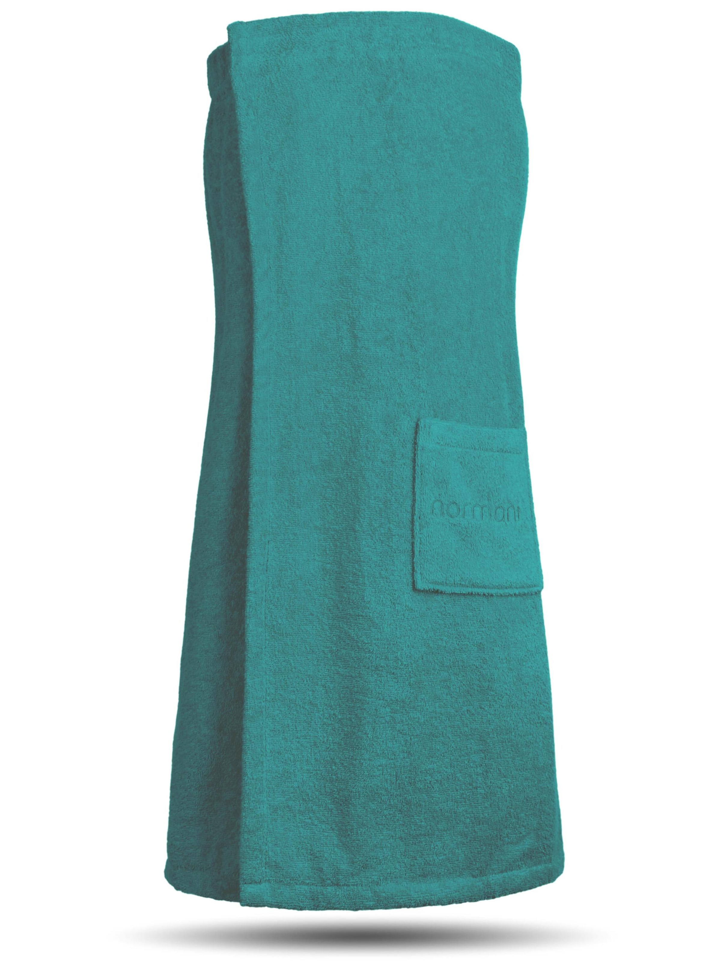 normani Saunakilt 'Mardin' in Blau: Vorderseite