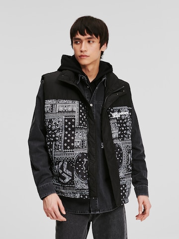 Vestă de la KARL LAGERFELD JEANS pe negru: față