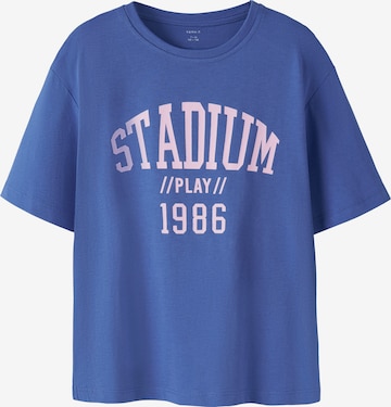 NAME IT Majica 'NKFLAISA' | modra barva: sprednja stran