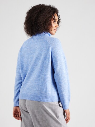 PIECES Curve Sweater in Blue