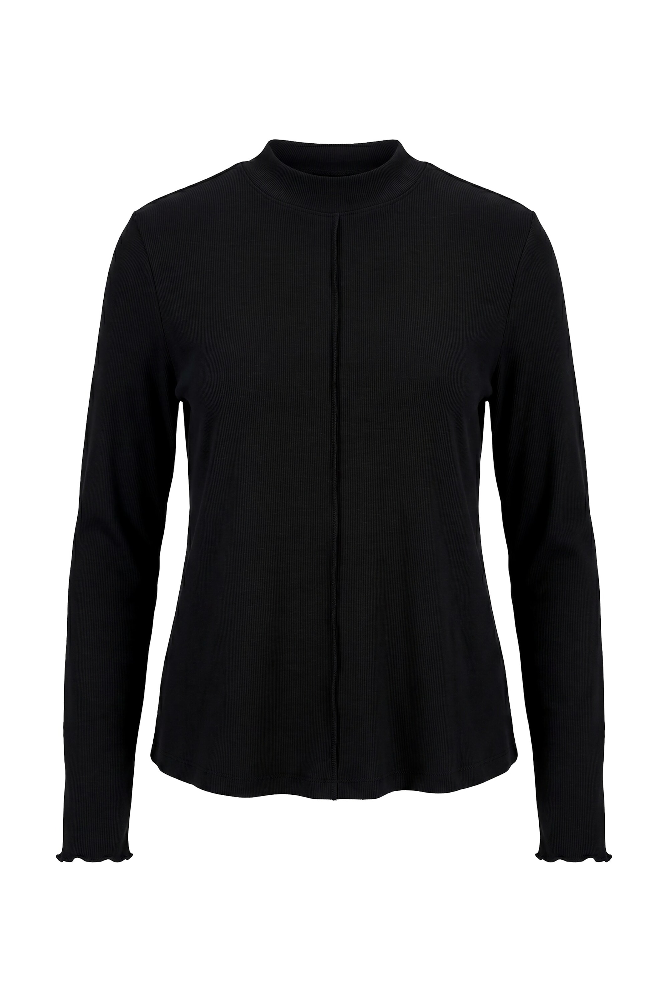 Ulla Popken Shirt in M-L in Black, Item view