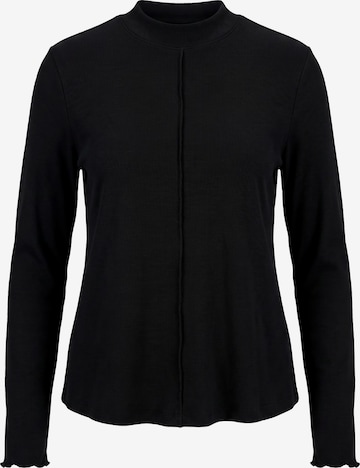 Ulla Popken Shirt in Schwarz: Vorderseite