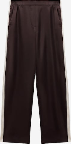 MANGOWide Leg/ Široke nogavice Hlače 'Guille' - ljubičasta boja: prednji dio