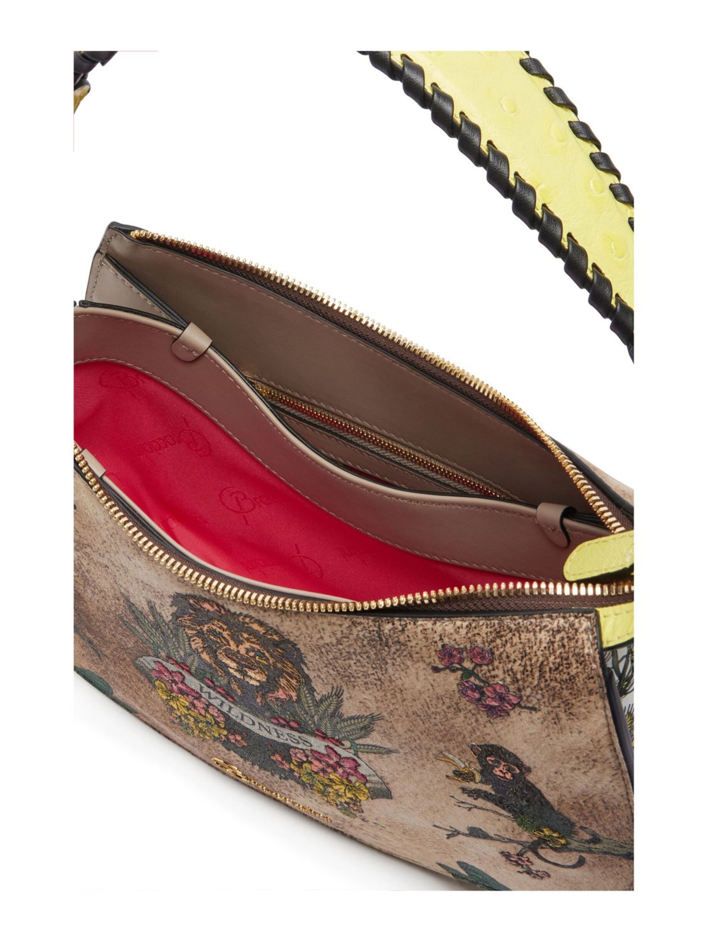 Braccialini - Bolso de hombro 'Ginevra Leone' en Mezcla de colores