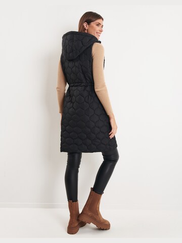 Threadbare Vest 'Crush' in Black