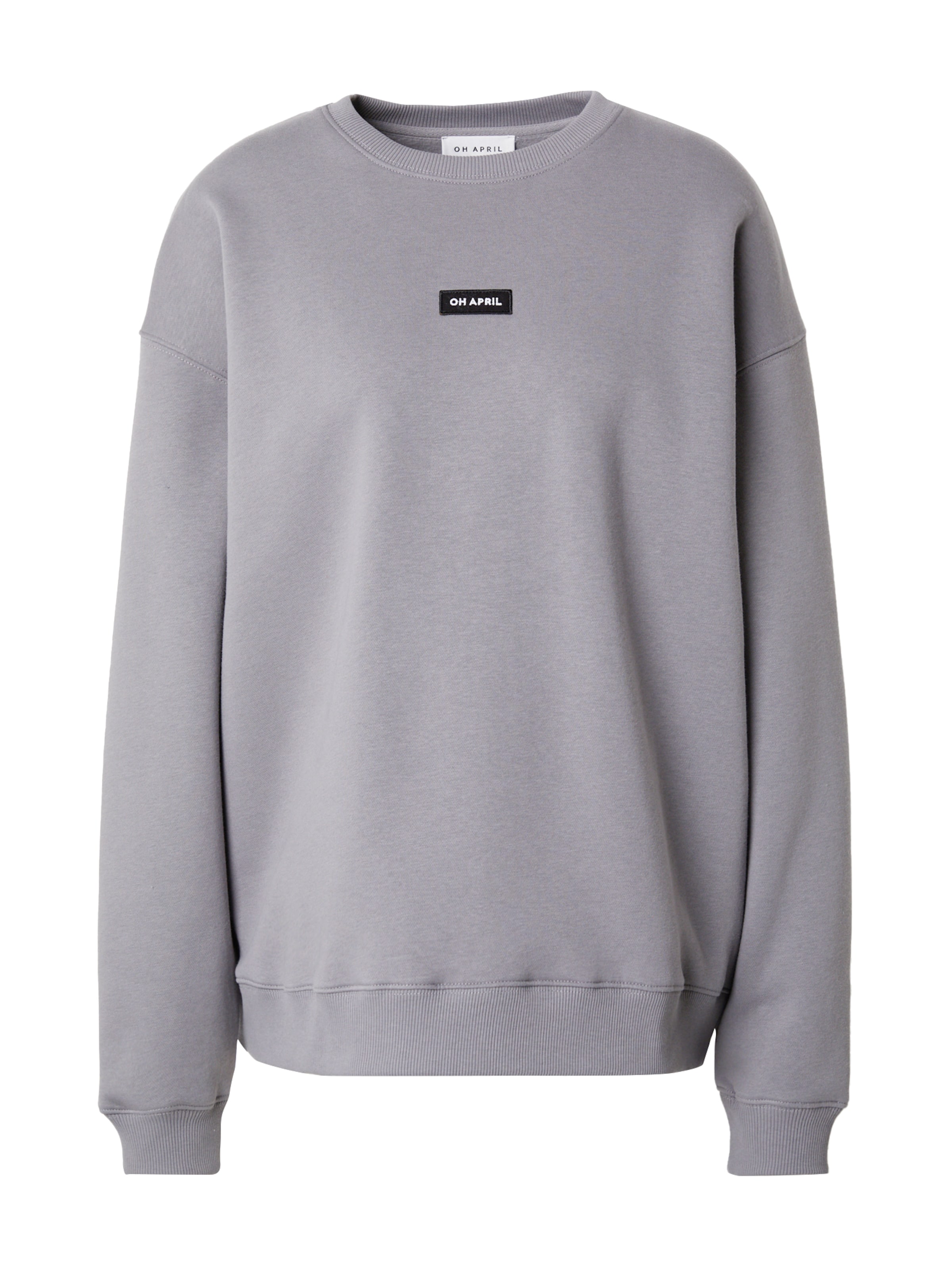 OH APRIL Sweatshirt in Grey: front
