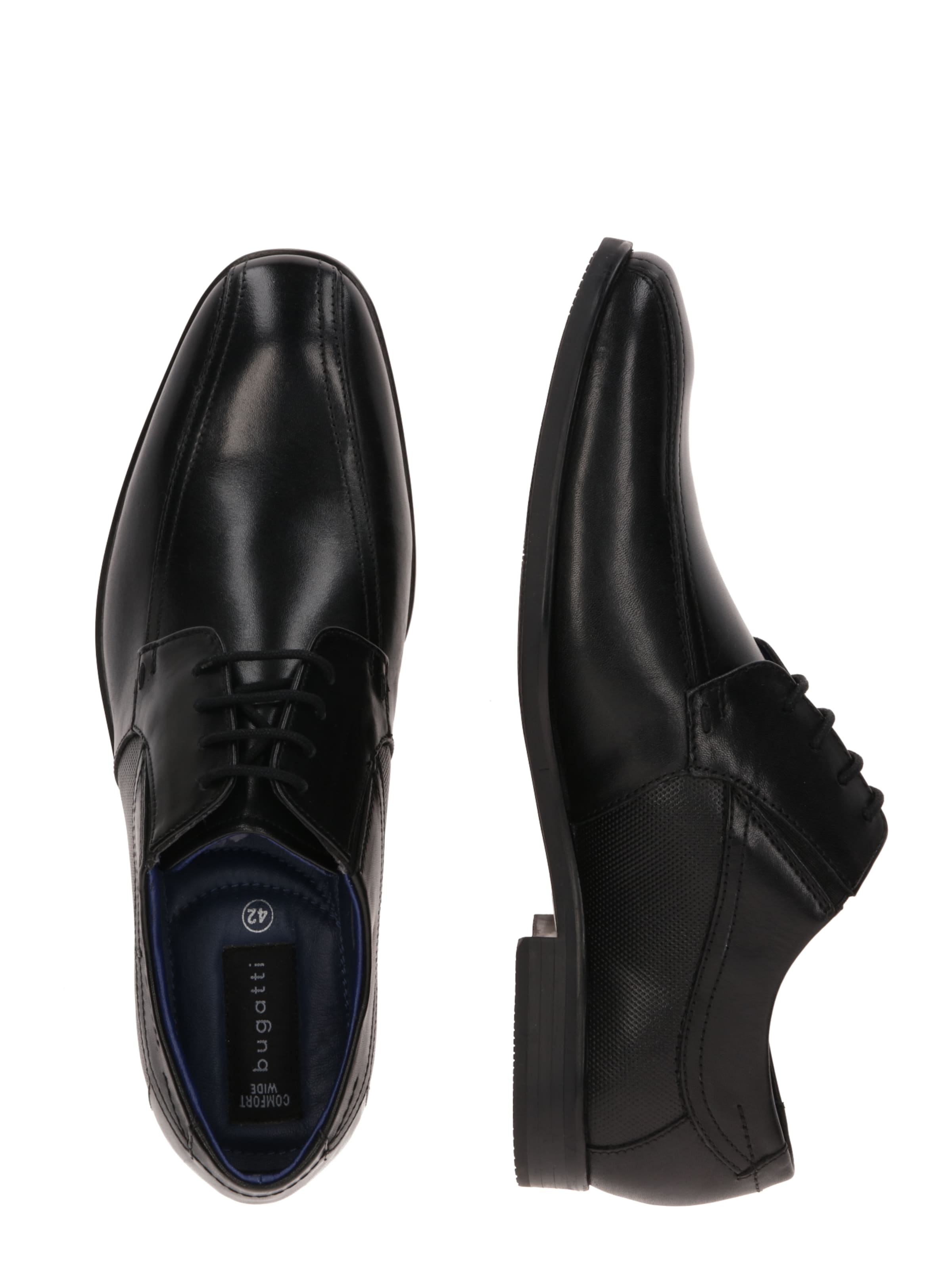 bugatti Fűzős cipő 'Savio' - fekete