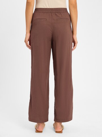 s.Oliver Wide leg Trousers in Brown