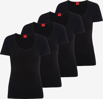 Maglietta di HUGO in nero: frontale