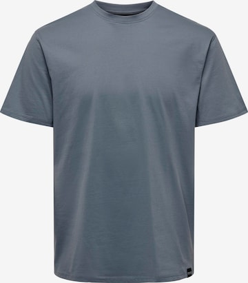 T-Shirt 'ONSMax' Only & Sons en bleu : devant