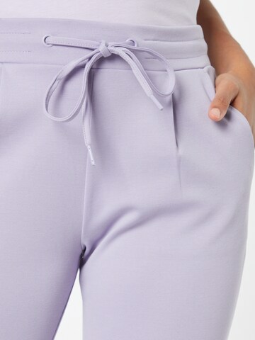 ICHI Slim fit Pants 'KATE' in Purple