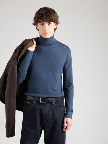 QS Pulóver - kék: elől