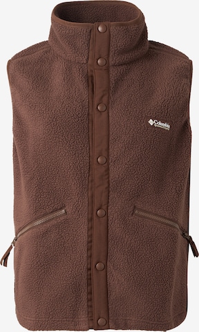 COLUMBIA Sportbodywarmer 'Helvetia™' in Bruin: voorkant