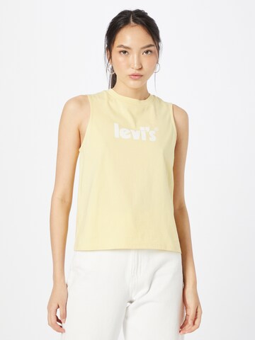 Haut 'Graphic Band Tank' LEVI'S ® en jaune : devant