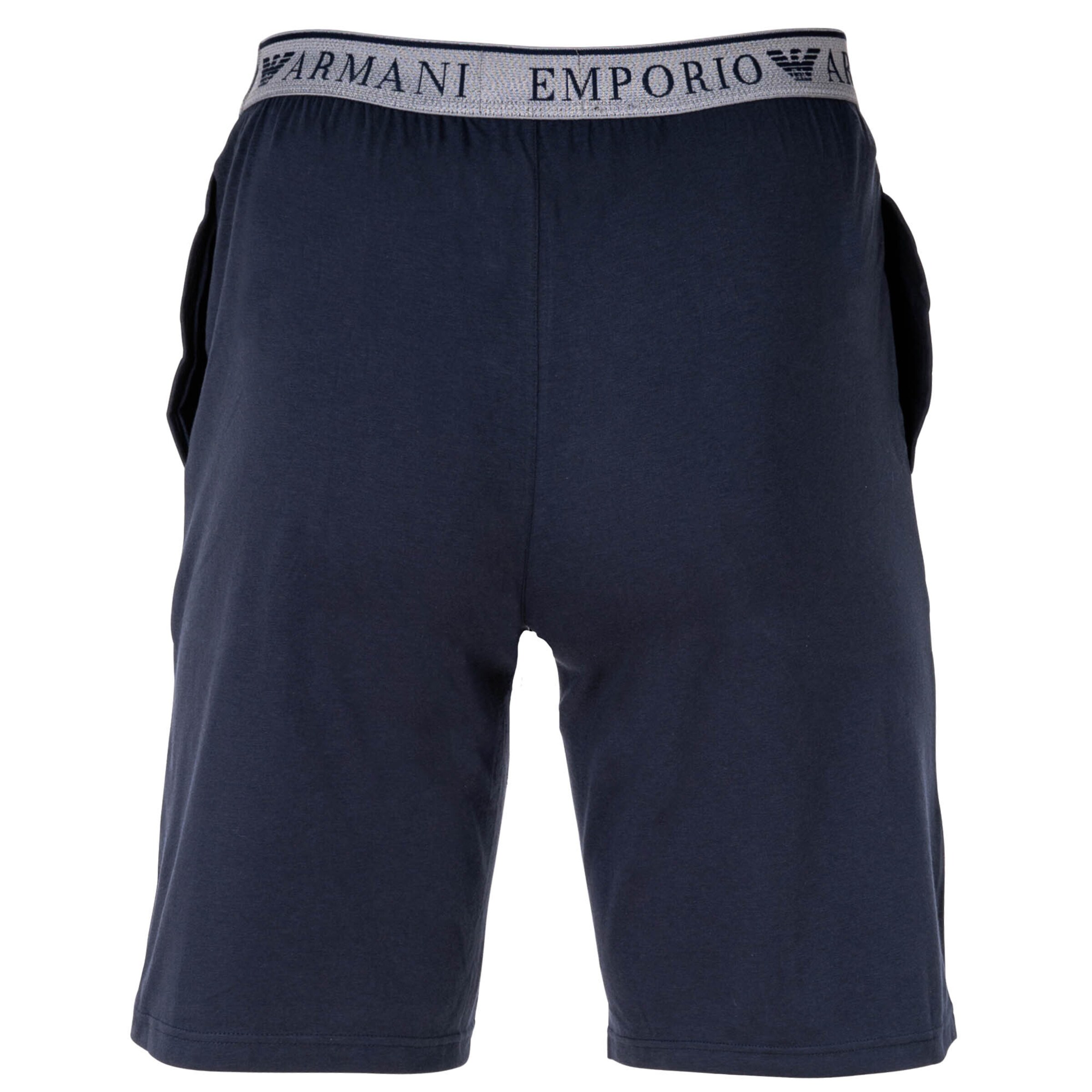 Emporio Armani Pyjama kort in Blauw