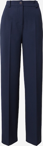 Pantaloni con piega frontale 'Anker' di modström in blu: frontale