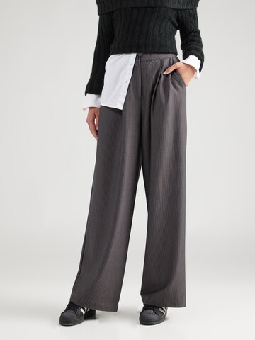 Wide Leg Pantalon à pince 'Madison' A-VIEW en gris : devant