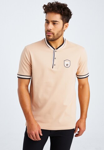 Leif Nelson Shirt in Beige: front