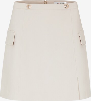 Morgan Rok in Beige: voorkant