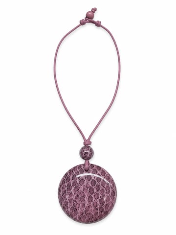 COLLEZIONE ALESSANDRO Necklace 'Serpente' in Pink: front