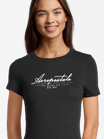 AÉROPOSTALE Shirt 'JULY' in Black