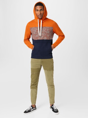 TOM TAILOR Sweatshirt in Orange