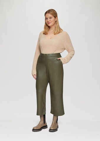 Loosefit Pantalon s.Oliver en vert