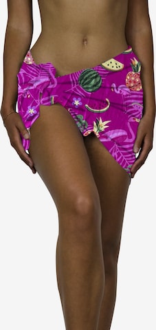 King Kameha Wrap 'Flamingo Melon' in Pink: front
