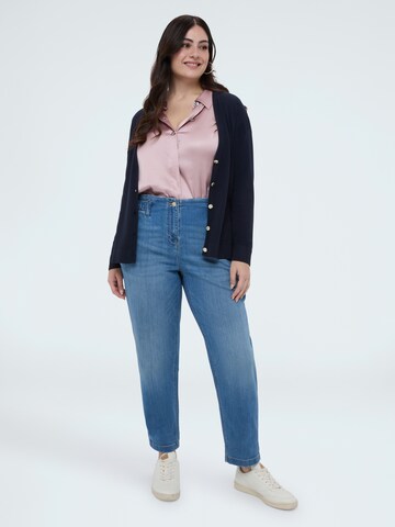 Cardigan Fiorella Rubino en bleu