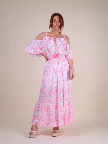 Robe 'Robe Longue Karena' Miss June en bleu