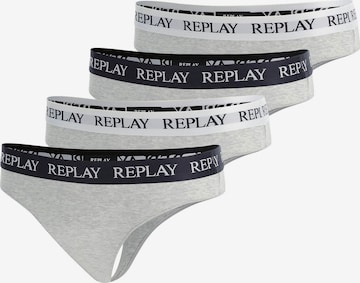 String REPLAY en gris : devant