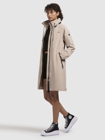 khujo Between-seasons coat 'Erthe' in Beige