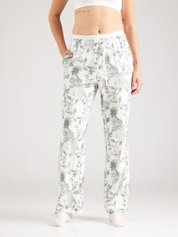 Hunkemöller Pyjamahose in Weiß: Vorderseite