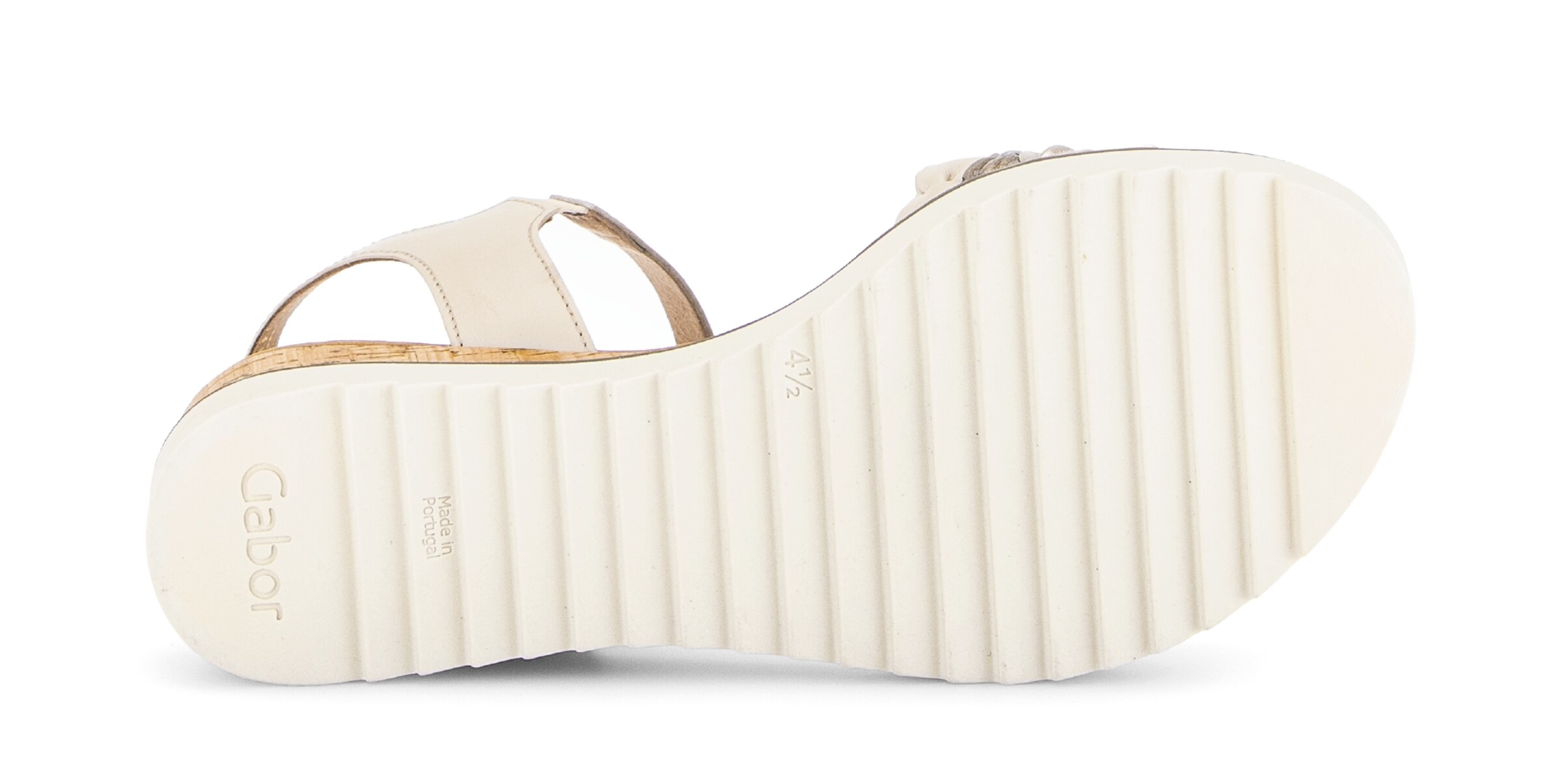 GABOR Strap Sandals in White