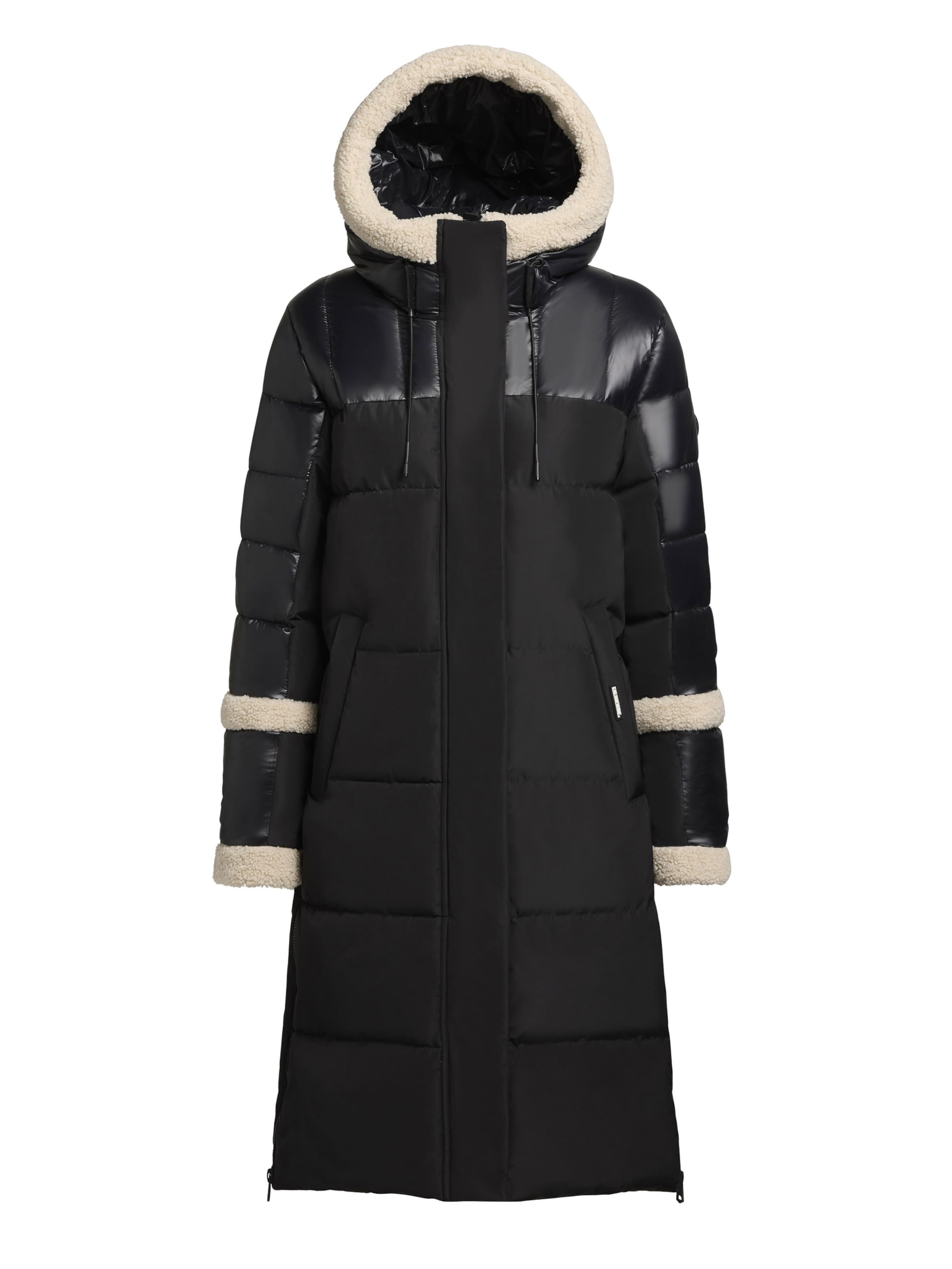 khujo Winter coat ' DESNA ' in Black: front