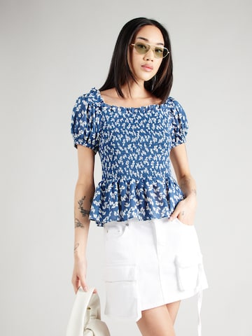 Lauren Ralph Lauren Bluse in Blau