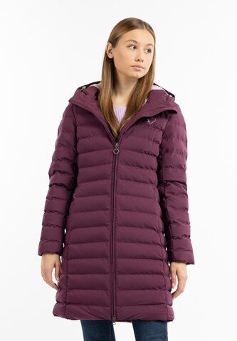 MYMO Winter Coat in Purple: front