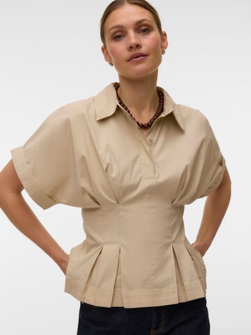 VERO MODA Top in Beige: Vorderseite