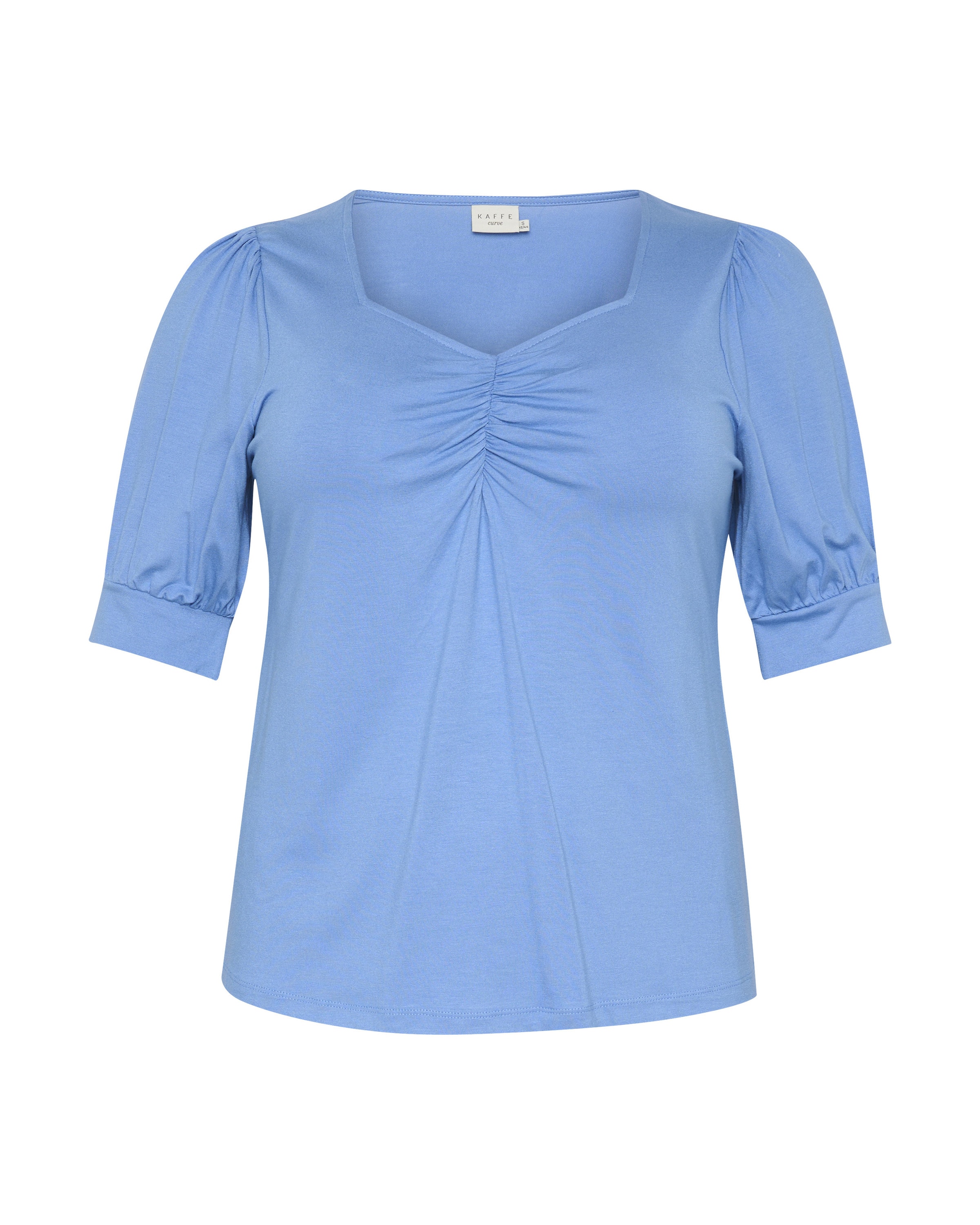 KAFFE CURVE Shirt 'KC Sissy' in Blau: Vorderseite