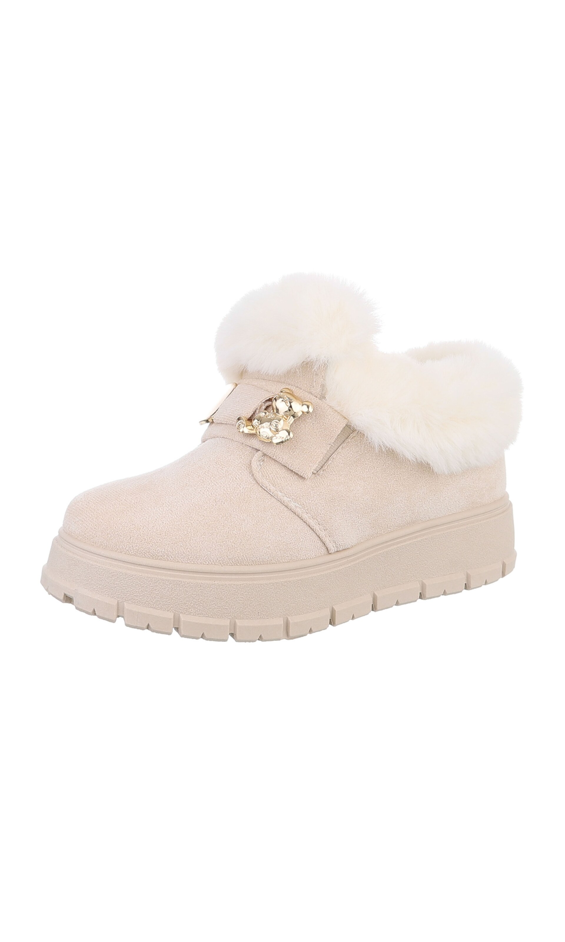 Ital-Design Snowboots in Beige: Vorderseite