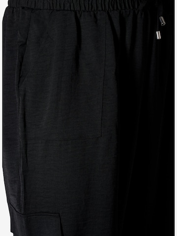 Loosefit Pantalon cargo 'Cajoy' Zizzi en noir