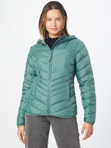 TOM TAILOR DENIM Between-Season Jacket in Green: front