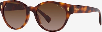 Ralph Lauren Sluneční brýle – hnědá: přední strana
